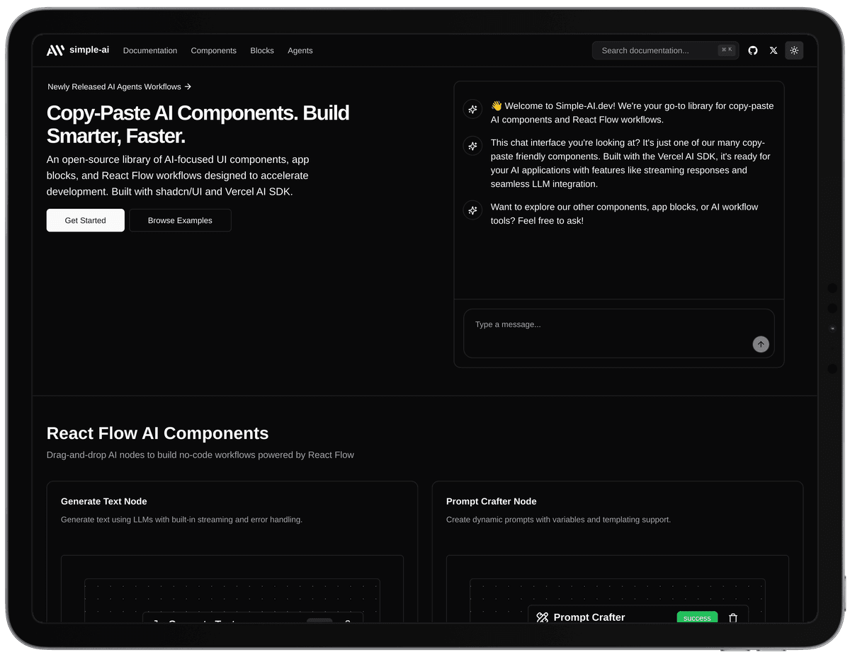 Simple AI Landing Page